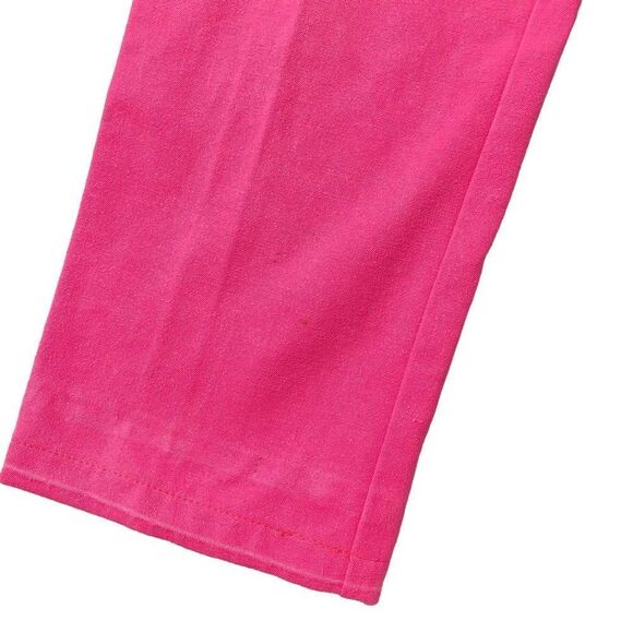 Rare 1970s Vintage Saks Fifth Avenue Young Dimensions Pink Denim Jacket Pant Set - Picture 9 of 16